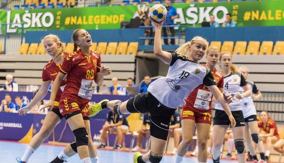 Женская молодёжная сборная России разгромила команду Македонии на чемпионате Европы в Словении